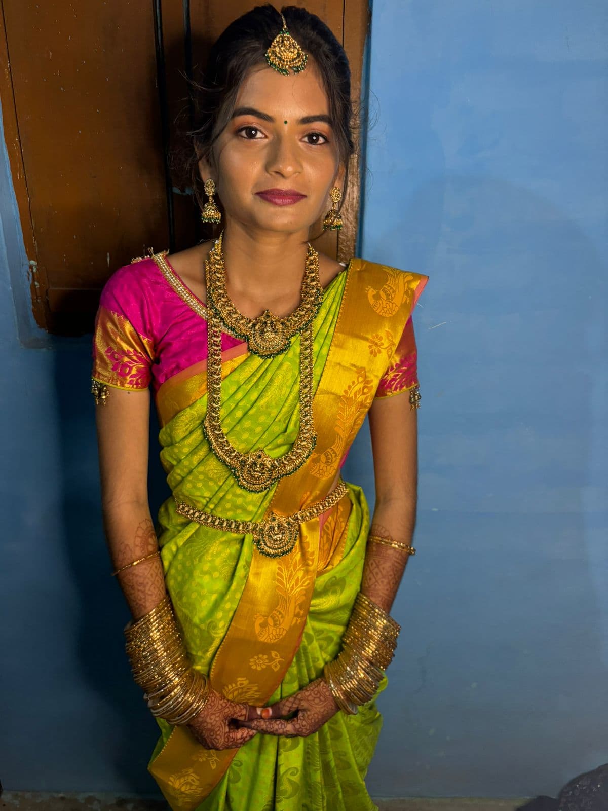 Bridal makeup look